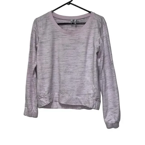 Women's Zella Pink Long Sleeve Pullover Sweatshirt - Size S - Picture 1 of 4